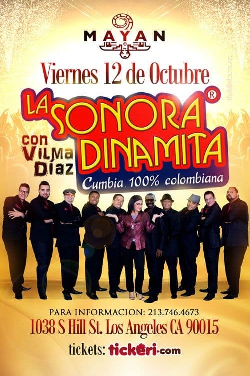 Event - La Sonora Dinamita en Los Angeles - Los Angeles, California - October 12, 2018 | concert tickets