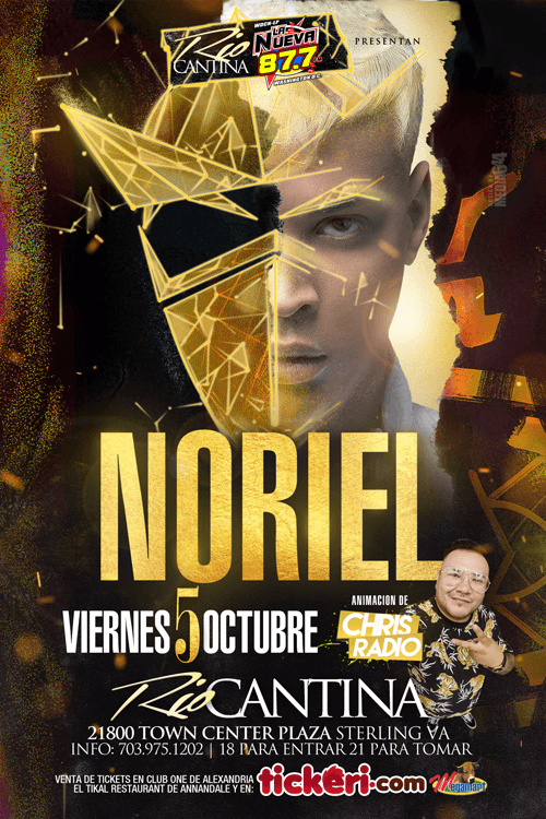 Event - Noriel En Sterling,VA - Sterling, Virginia - October 5, 2018 | concert tickets
