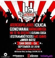 Event - Uateke Rock Fest 2018 - San Diego, California - September 22, 2018 | concert tickets