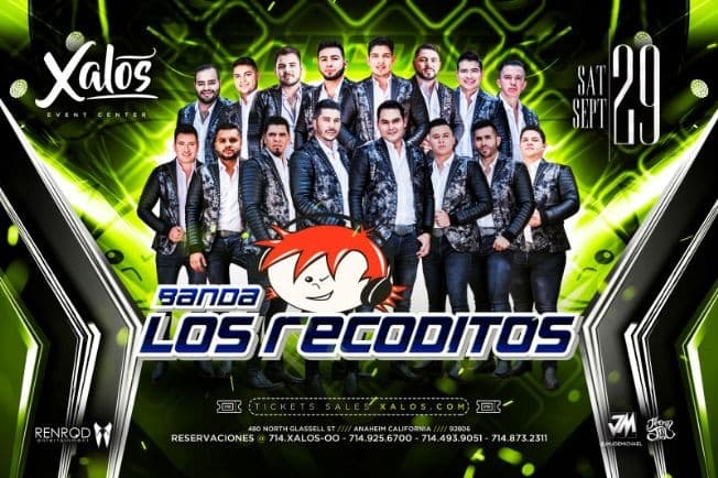 Event - Banda Los Recoditos en Anaheim - Anaheim, California - September 29, 2018 | concert tickets