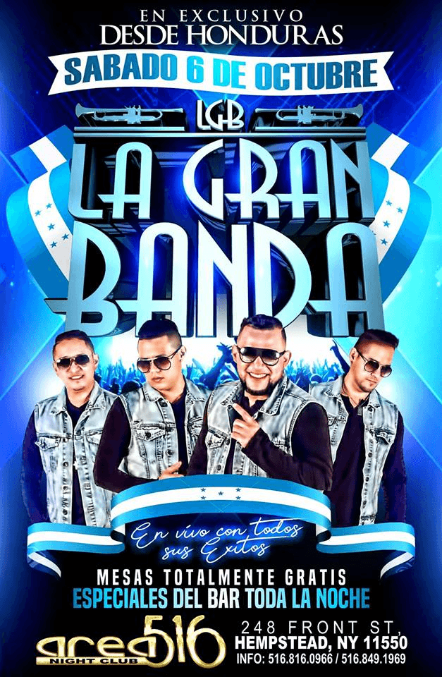 Event - La Gran Banda En Hempstead,NY - Hempstead, New York - October 6, 2018 | concert tickets