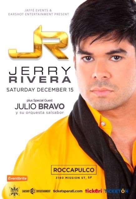 Event - Jerry Rivera en San Francisco,CA - San Francisco, California - December 15, 2018 | concert tickets