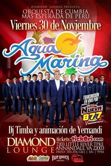 Event - Agua Marina En Annandale,VA - Annandale, Virginia - November 30, 2018 | concert tickets