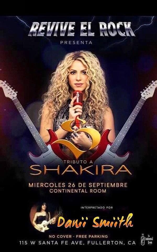 Event - Tributo a Shakira - Fullerton, California - September 26, 2018 | concert tickets
