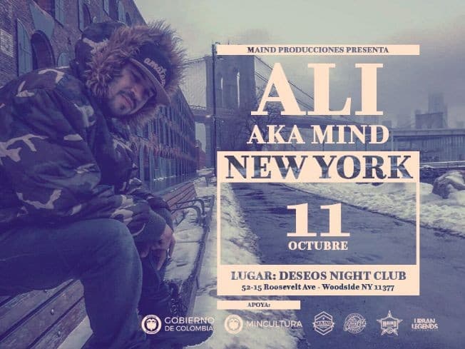 Event - ALI AKA MIND en New York 2018 - New York City, New York - October 11, 2018 | concert tickets