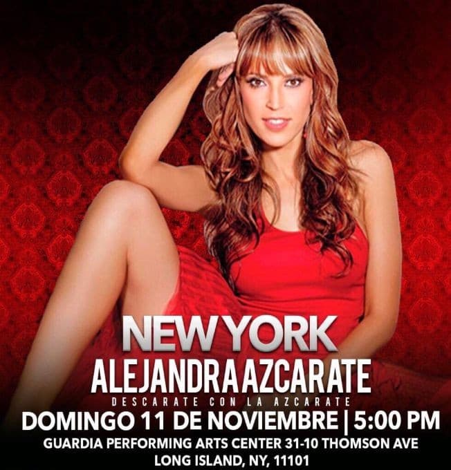 Event - Alejandra Azcarate En Long Island,NY ( CANCELADO) - Long Island, New York - November 11, 2018 | concert tickets