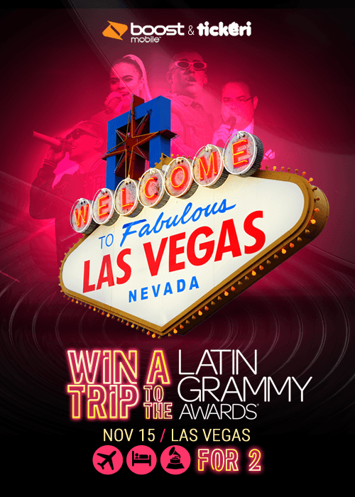 Event - Boost Mobile & Tickeri take you to the Latin Grammy Awards 2018 - Las Vegas, Nevada - November 6, 2018 | concert tickets