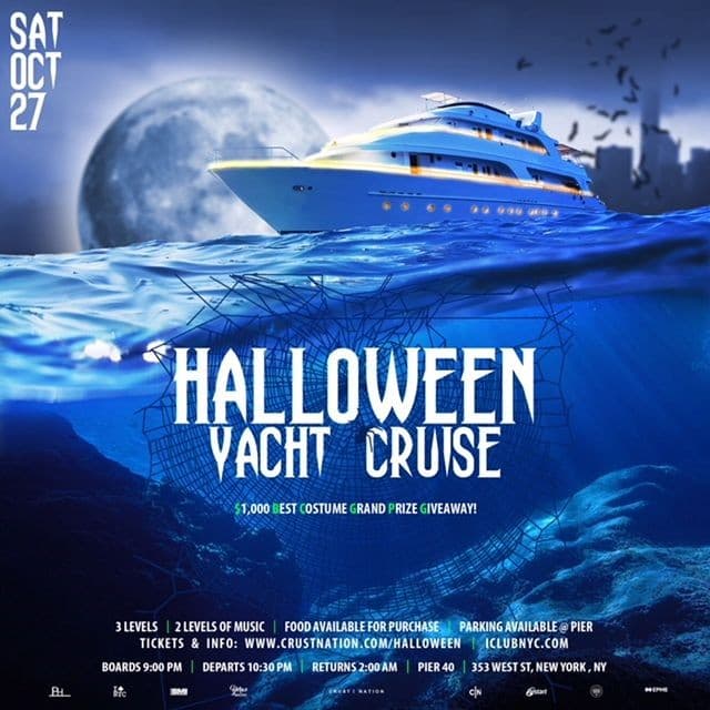 Event - NYC HALLOWEEN MASQUERADE BOAT PARTY - *FREE MASK* - New York, New York - October 27, 2018 | concert tickets