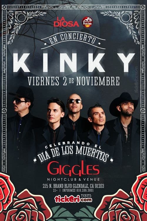 Event - KINKY EN LOS ANGELES - Glendale, California - November 2, 2018 | concert tickets