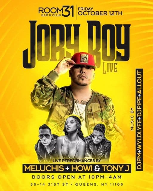 Event - Jory Boy Live October 12th Friday @ Spyce Astoria Astoria, NY - Astoria, New York - 12 de octubre de 2018 | concert tickets