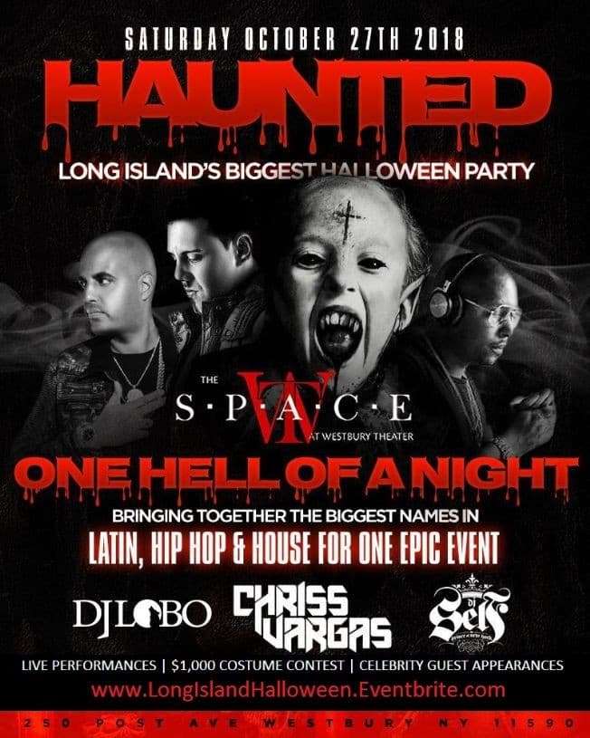 Event - Long Island's #1 Halloween Costume Party at The Space Theater in Westbury - Westbury, New York - October 27, 2018 | concert tickets