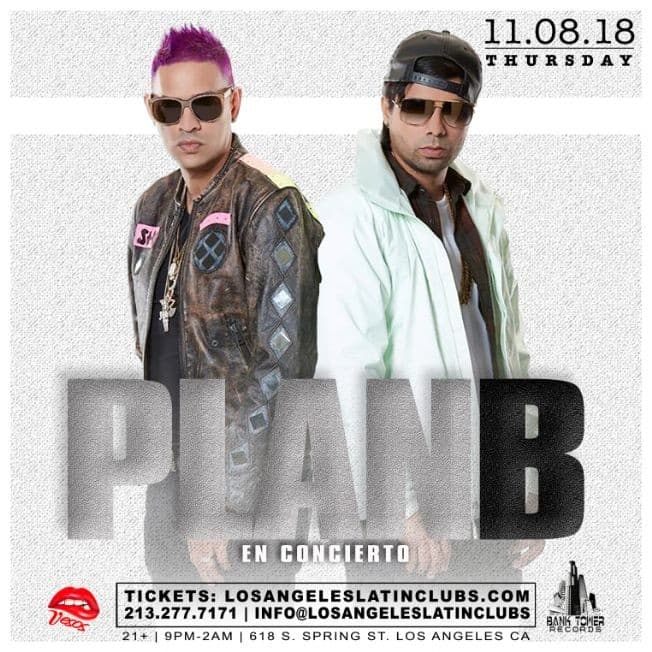 Event - Vesos Presents: Plan B ( In Concert) (TICKETS SOLD AT DOOR) - Los Angeles, California - November 8, 2018 | concert tickets