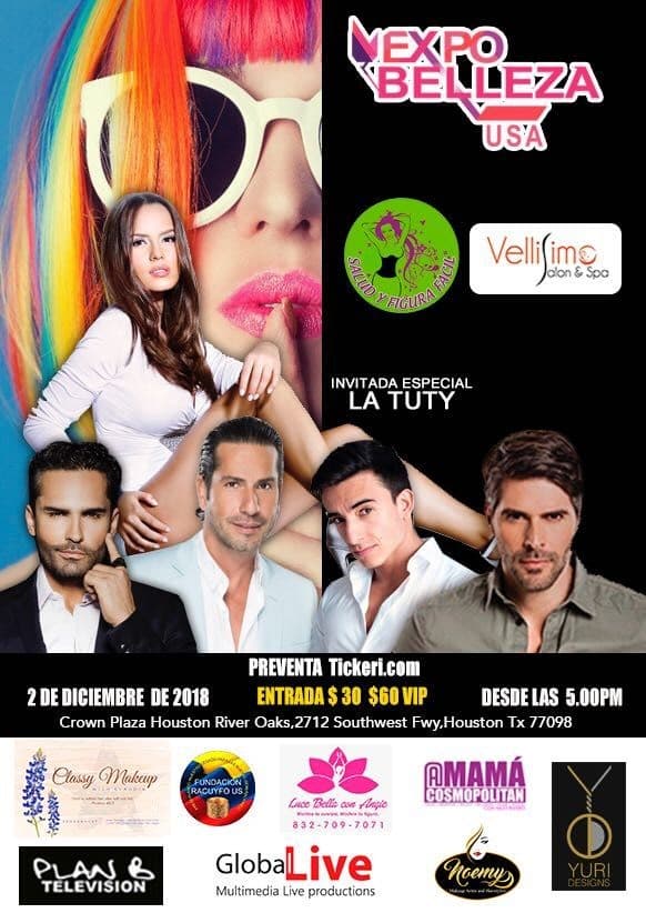Event - Expo Belleza USA-Una Noche En El Paraiso en Houston,TX - Houston, Texas - 2 de diciembre de 2018 | concert tickets