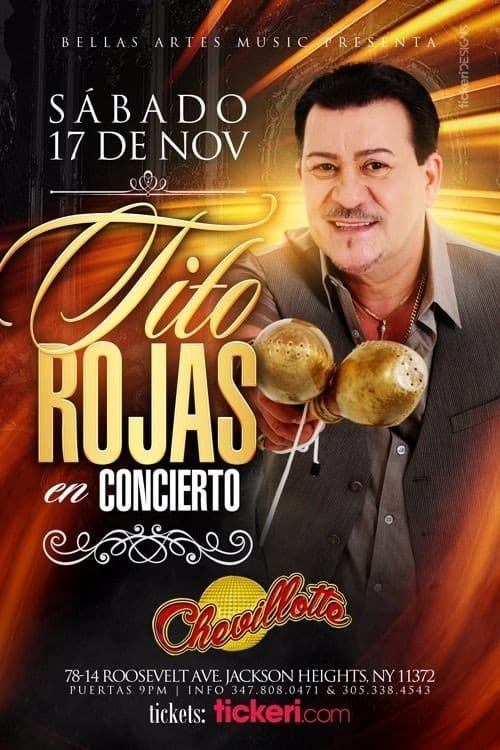 Event - TITO ROJAS EN JACKSON HEIGHTS,NY-CANCELADO - Jackson Heights, New York - November 17, 2018 | concert tickets