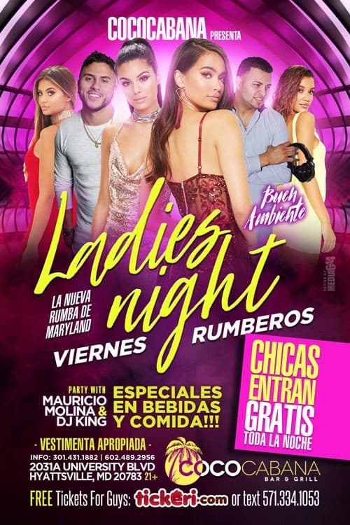 Event - LADIES NIGHT EN HYATTSVILLE, MD - Adelphi, Maryland - December 7, 2018 | concert tickets