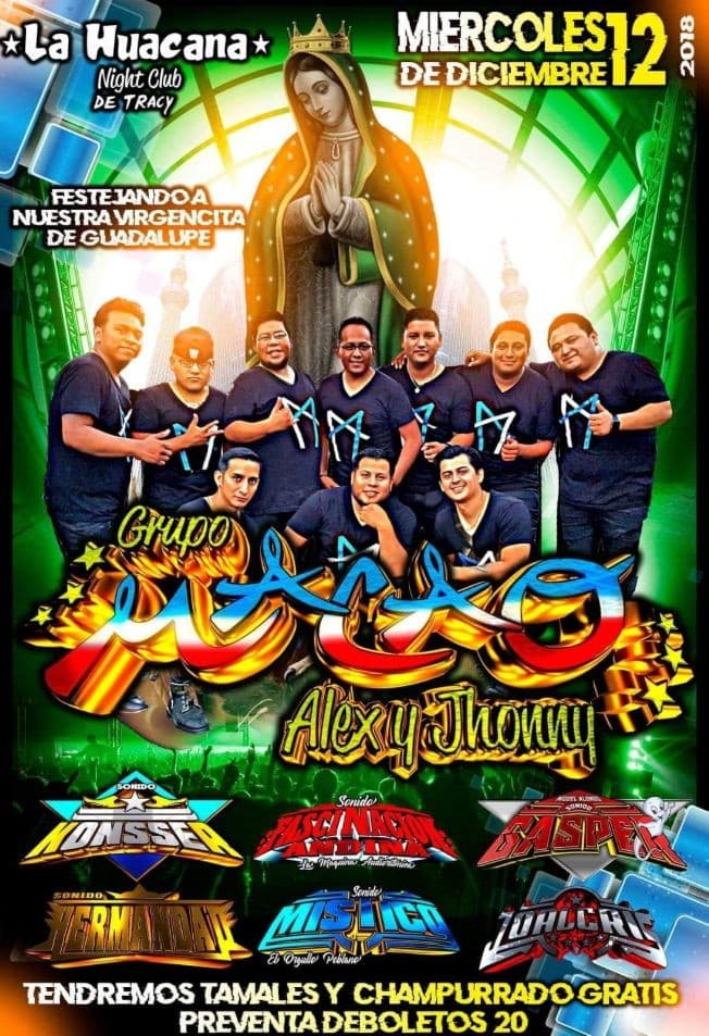 Event - Grupo Macao de Alex y Jhonny en Tracy,CA - Tracy, California - December 12, 2018 | concert tickets