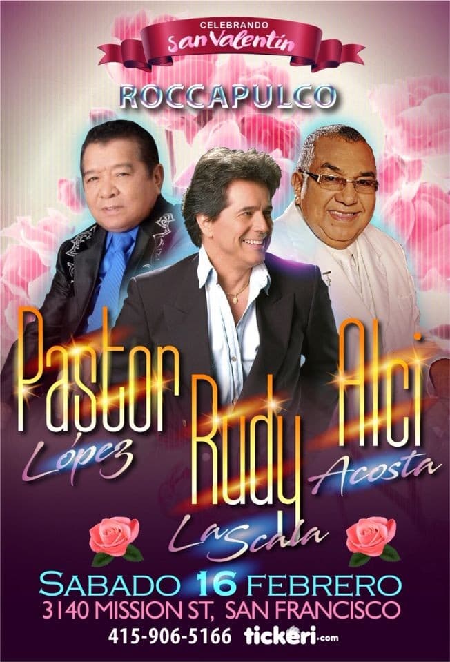 Event - Pastor Lopez, Rudy La Scala & Alci Acosta en San Francisco,CA - San Francisco, California - February 16, 2019 | concert tickets
