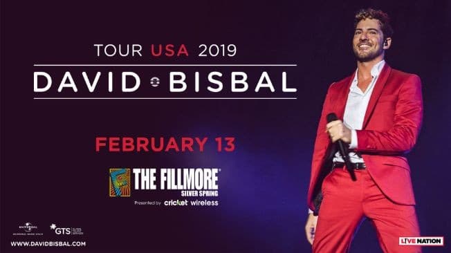 Event - David Bisbal - Silver Spring, Maryland - February 13, 2019 | concert tickets
