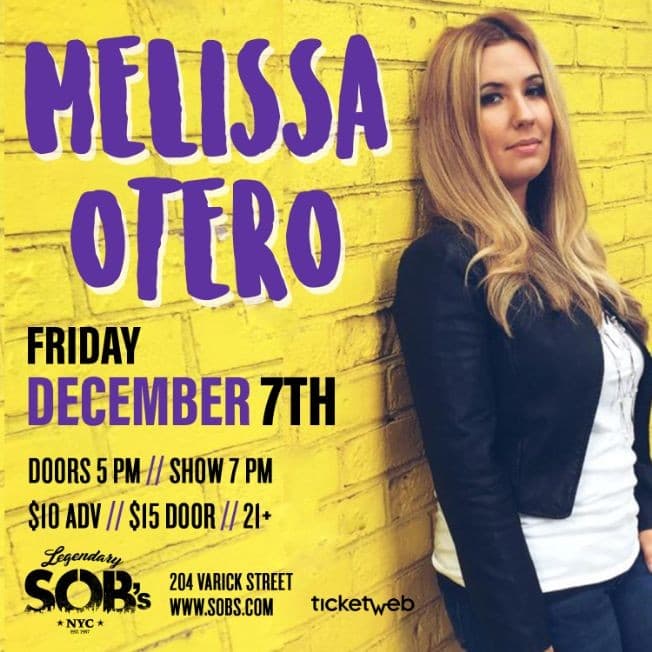 Event - Melissa Otero Live! - New York, New York - 7 de diciembre de 2018 | concert tickets