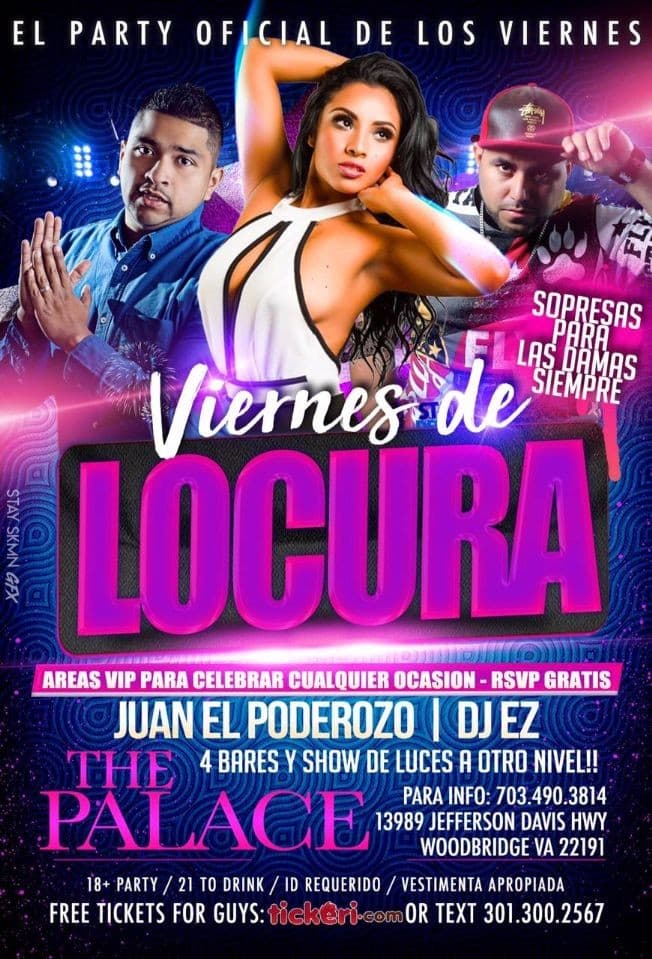 Event - Viernes De Locura En Woodbridge,VA - Woodbridge, Virginia - December 7, 2018 | concert tickets