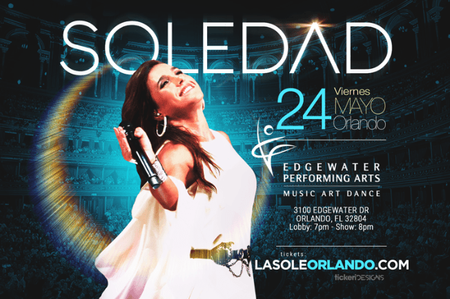 Event - Soledad en Orlando - Orlando, Florida - May 24, 2019 | concert tickets