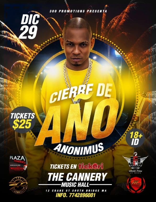 Event - Anonimus - Southbridge, Massachusetts - December 29, 2018 | concert tickets