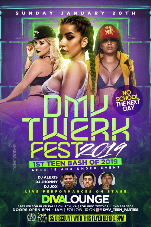 Event - DMV Twerk Fest 2019 en Falls Church,VA - Falls Church, Virginia - January 20, 2019 | concert tickets