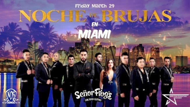 Event - Noche de Brujas en Miami-CANCELADO - Miami Beach, Florida - March 29, 2019 | concert tickets