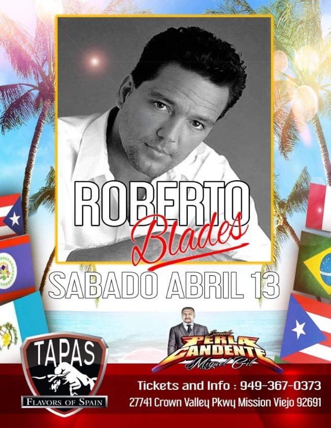 Event - Roberto Blades en Mission Viejo,CA - Mission Viejo, California - April 13, 2019 | concert tickets