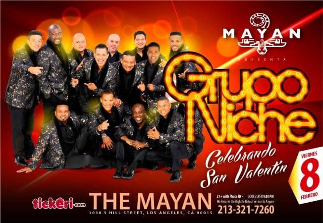 Event - Grupo Niche en Los Angeles,CA - Los Angeles, California - February 8, 2019 | concert tickets