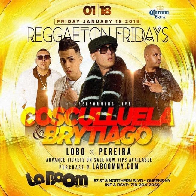 Event - Cosculluela & Brytiago en Queens,NY - Woodside, New York - 18 de enero de 2019 | concert tickets