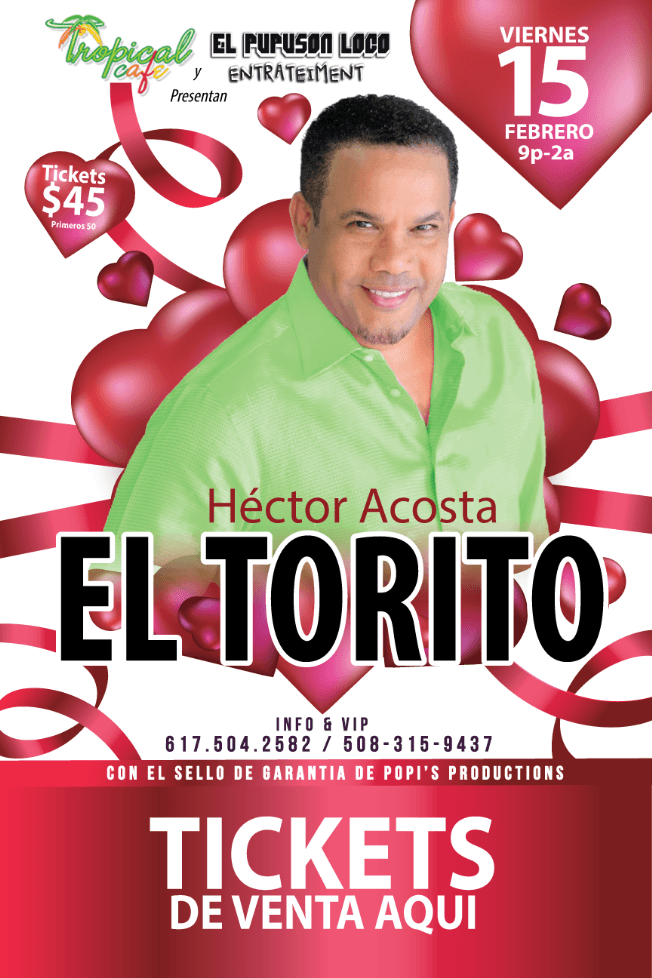 Event - La Noche con Hector Acosta El Torito - Framingham, Massachusetts - February 15, 2019 | concert tickets