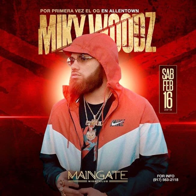 Event - Miky Woodz - Allentown, Pennsylvania - February 16, 2019 | concert tickets
