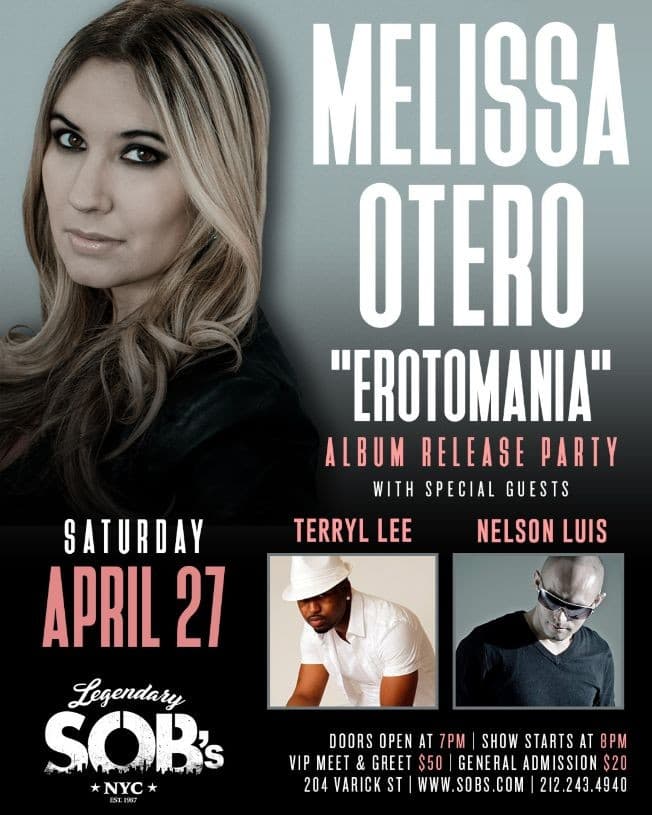 Event - Melissa Otero "EROTOMANIA" Album Release Party - New York, New York - April 27, 2019 | concert tickets