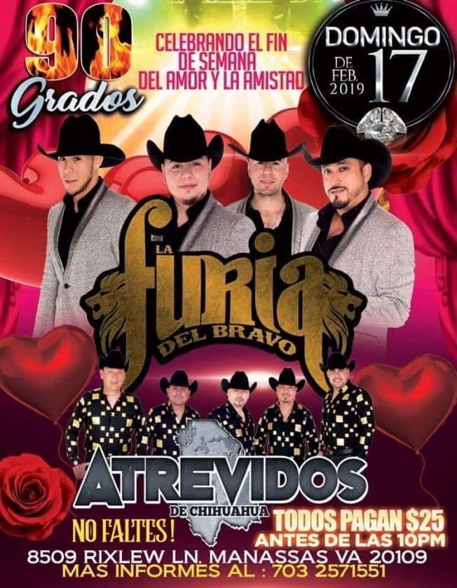 Event - La Furia del Bravo - Manassas, Virginia - February 17, 2019 | concert tickets