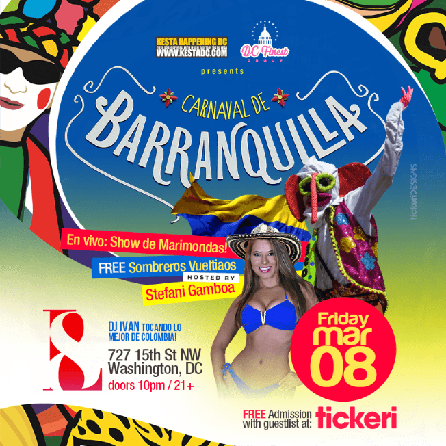 Event - Carnaval de Barranquilla en Washington DC - Washington, District Of Columbia - March 8, 2019 | concert tickets