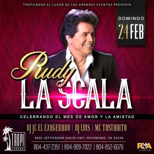 Event - Rudy La Scala en Richmond,VA - Richmond, Virginia - 24 de febrero de 2019 | concert tickets