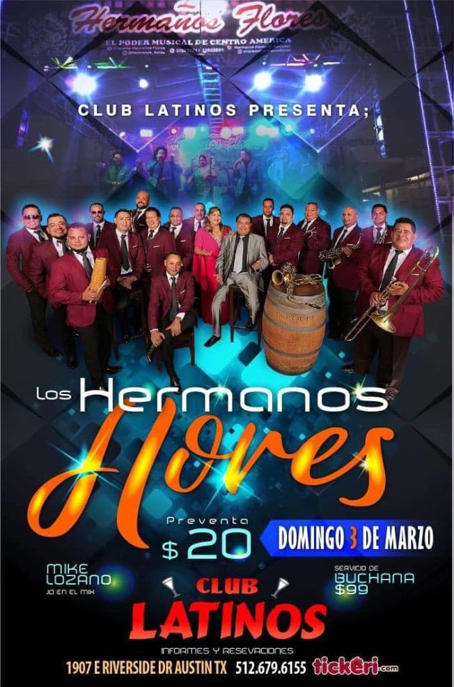 Event - Los Hermanos Flores en Austin,TX - Austin, Texas - March 3, 2019 | concert tickets