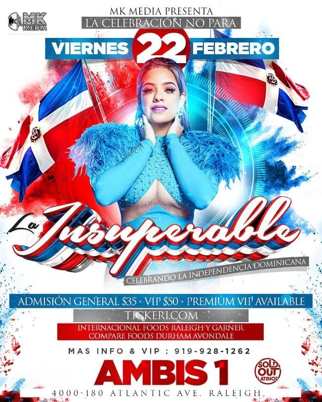 Event - La Insuperable en Raleigh, NC - Raleigh, North Carolina - February 22, 2019 | concert tickets