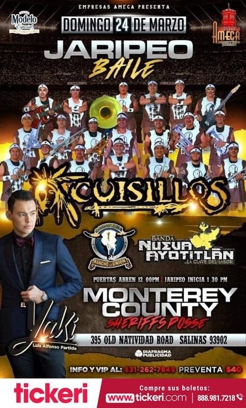 Event - Banda Cuisillos & EL Yaki en Concierto en Salinas,CA - Salinas, California - 24 de marzo de 2019 | concert tickets
