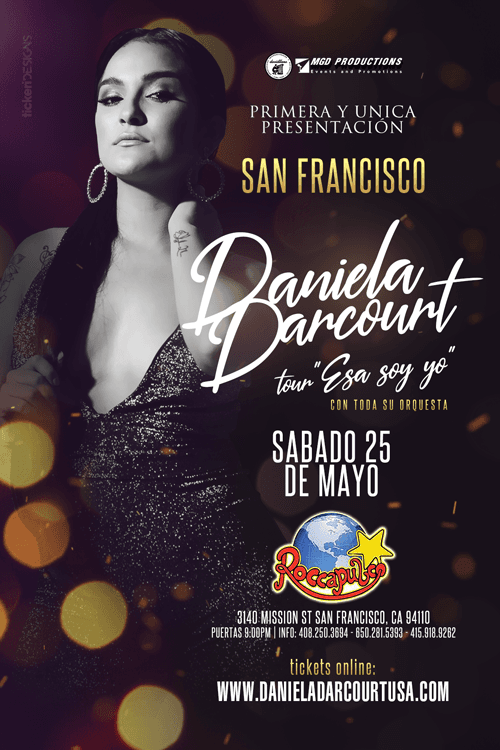 Event - Daniela Darcourt en San Francisco - San Francisco, California - May 25, 2019 | concert tickets