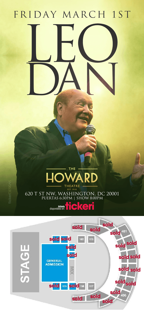 Event - Leo Dan en Washington,DC - Washington, District Of Columbia - March 1, 2019 | concert tickets