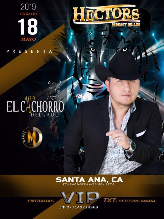 Event - Mario El Cachorro Delgado en Santa Ana,CA - Santa Ana, California - May 18, 2019 | concert tickets