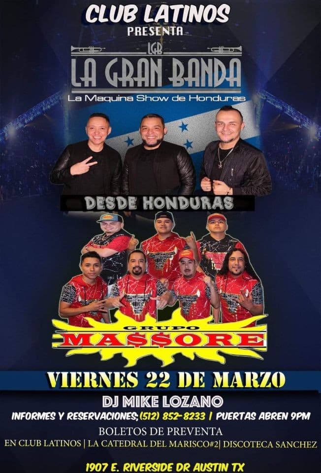 Event - La Gran Banda & Grupo Massore - Austin, Texas - March 22, 2019 | concert tickets