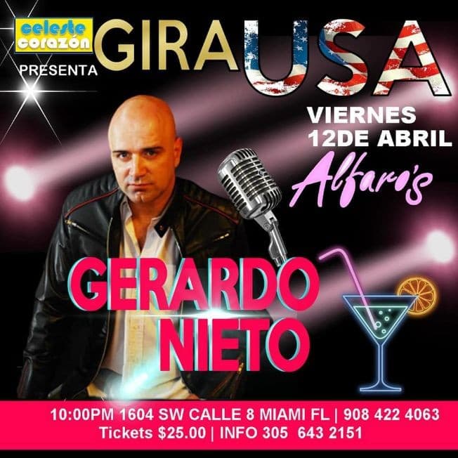 Event - Gerardo Nieto en Concierto - Miami, Florida - April 12, 2019 | concert tickets