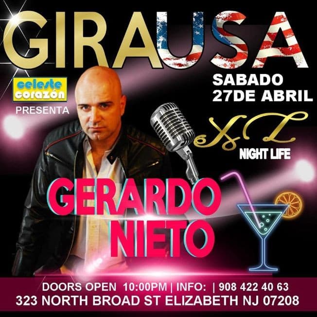 Event - Gerardo Nieto en Concierto - Elizabeth, New Jersey - April 27, 2019 | concert tickets
