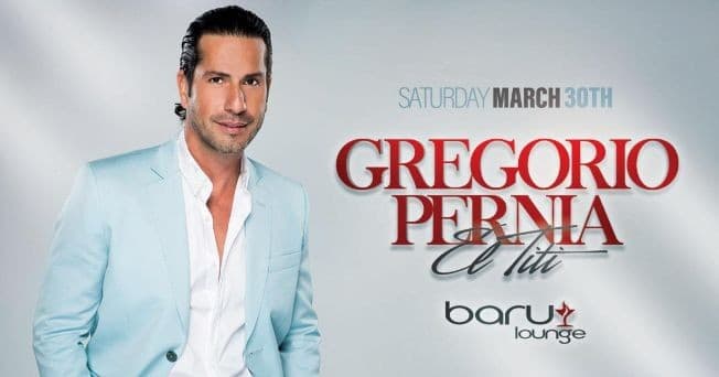 Event - Gregorio Pernia "El Titi" - Newark, New Jersey - March 30, 2019 | concert tickets