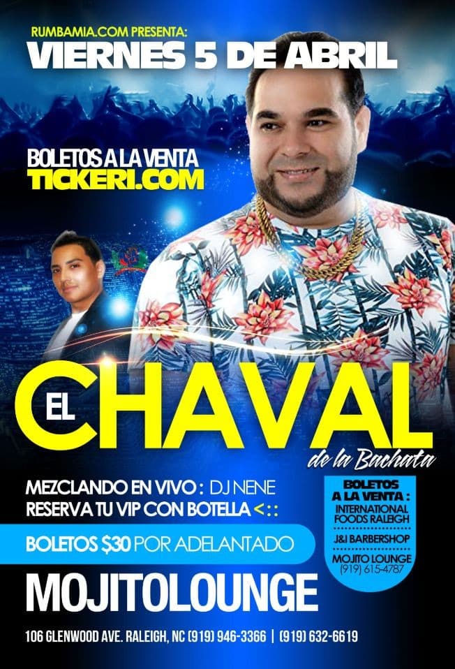 Event - El Chaval en Concierto Raleigh, NC - Raleigh, North Carolina - April 5, 2019 | concert tickets