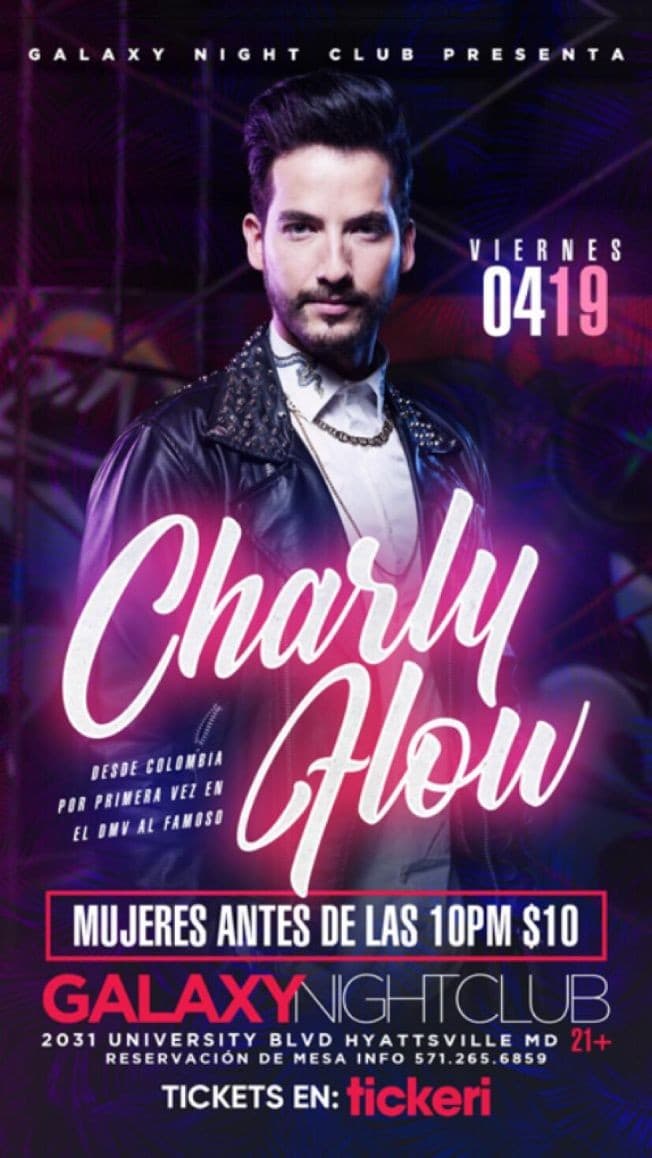 Event - Charly Flow en Hyattsville,MD - Hyattsville, Maryland - April 19, 2019 | concert tickets