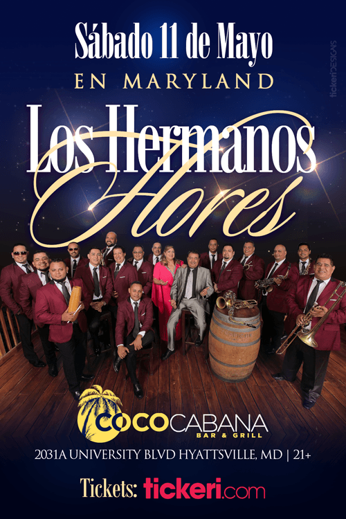 Event - LOS HERMANOS FLORES EN MARYLAND - Adelphi, Maryland - May 11, 2019 | concert tickets